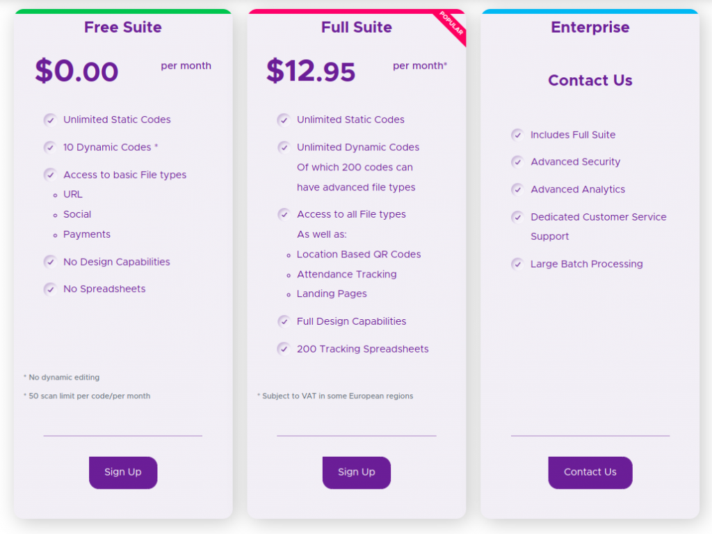 Pricing Plans