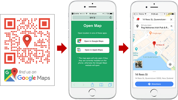 QR Codes For Google Maps