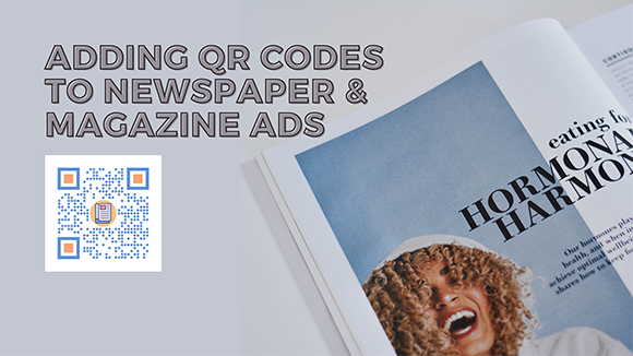 qrstuff.com QR codes on newspaper and magazine ads