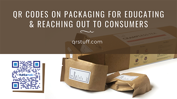 qrstuff.com QR codes on packaging