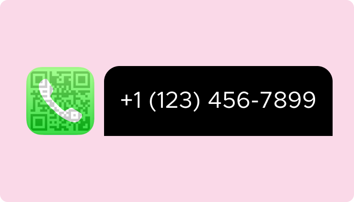 Phone Number QR Code